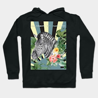 Zebra retro Hoodie